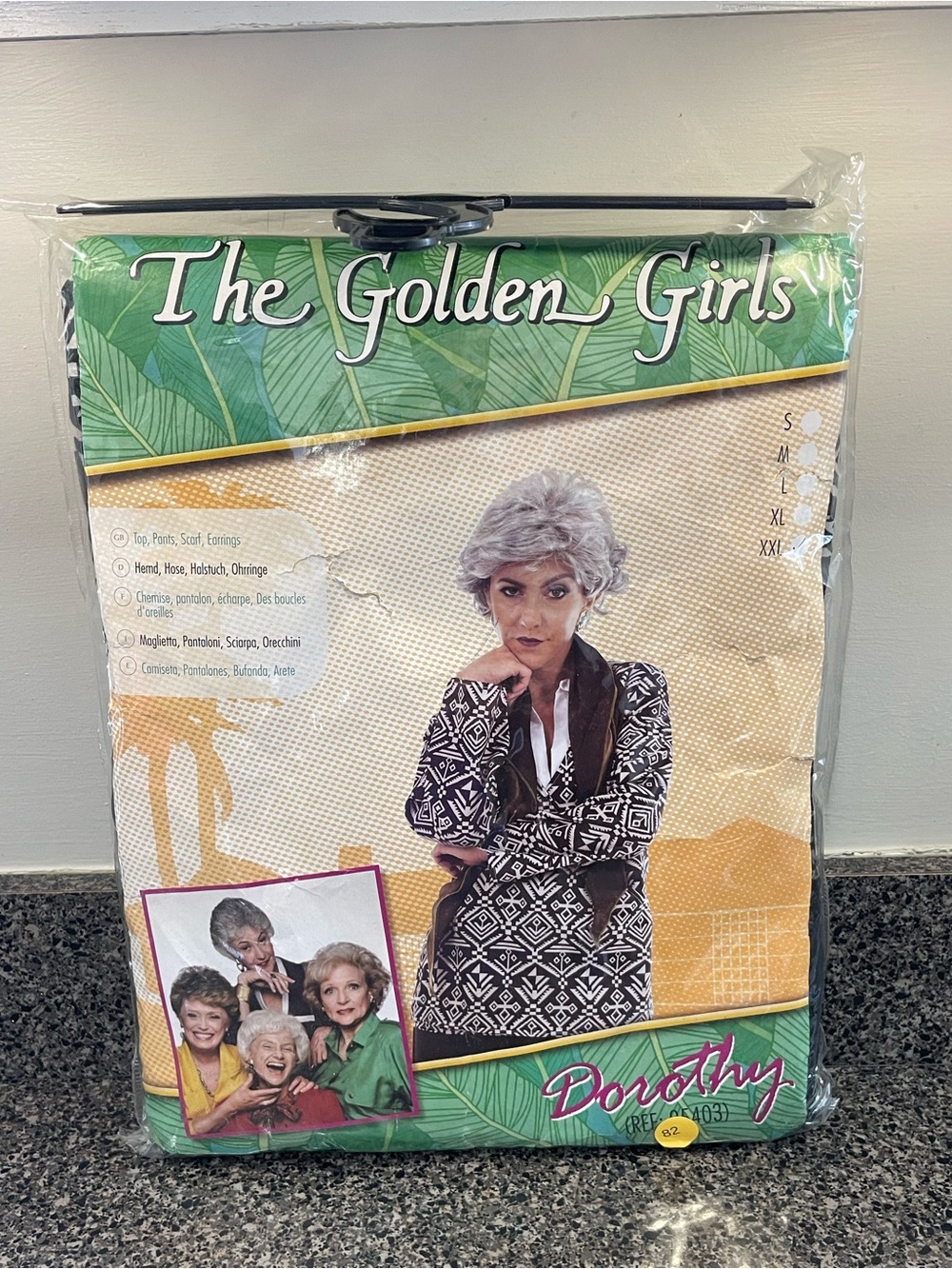 The Golden Girls Dorothy Costume – Black & White Pattern